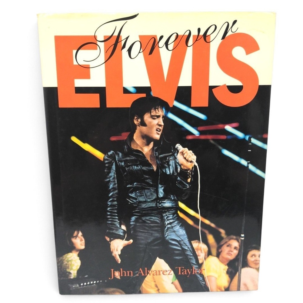 Forever Elvis John Alvarez Taylor 1994 Smithmark Biography Photography Book VTG